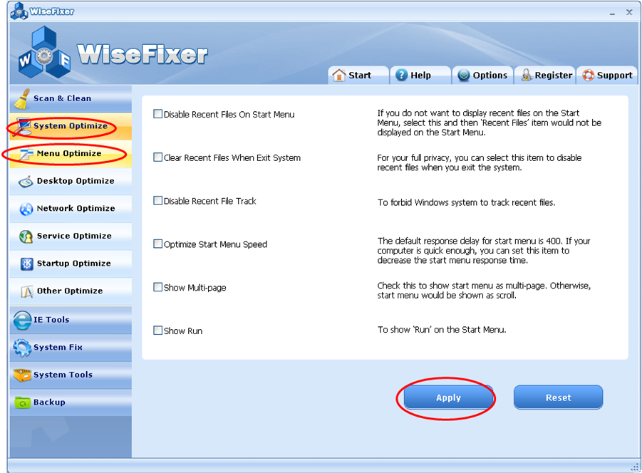 WiseFixer - Download WiseFixer 2011